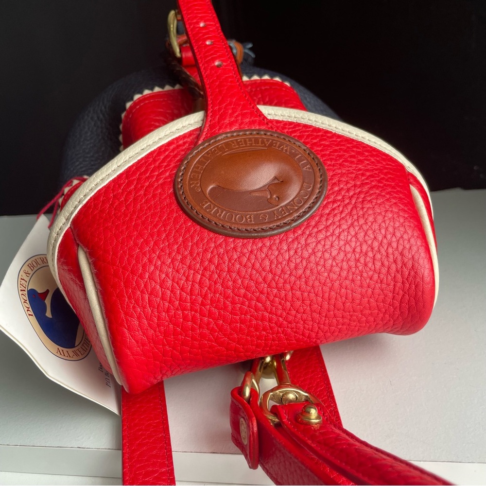 Dooney and Bourke Leather Teton mini Backpack awl multi color - Picture 7 of 16